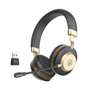 Earbay Wireless Bluetooth 5.3 Headset Noise Canceling Mic USB Dongle PC Laptop